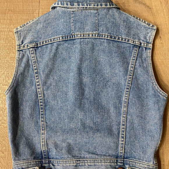 Vintage Claudio Agnelli Denim Vest Size Medium - Picture 2 of 6